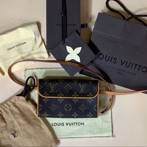 AUTHENTIC LOUIS VUITTON Fanny Pack Bum Bag bundle.